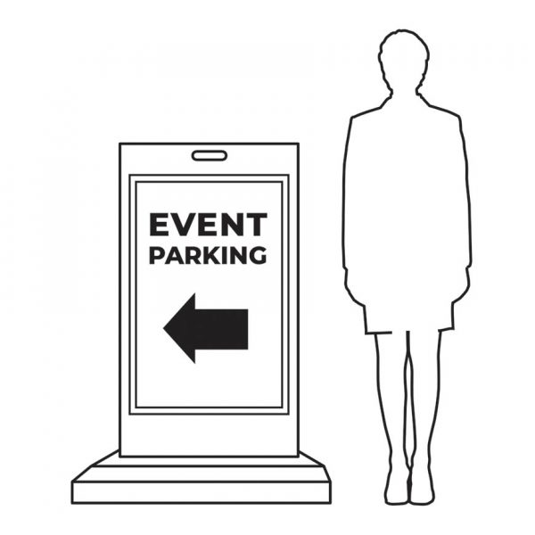 Event parking stand - Line Art