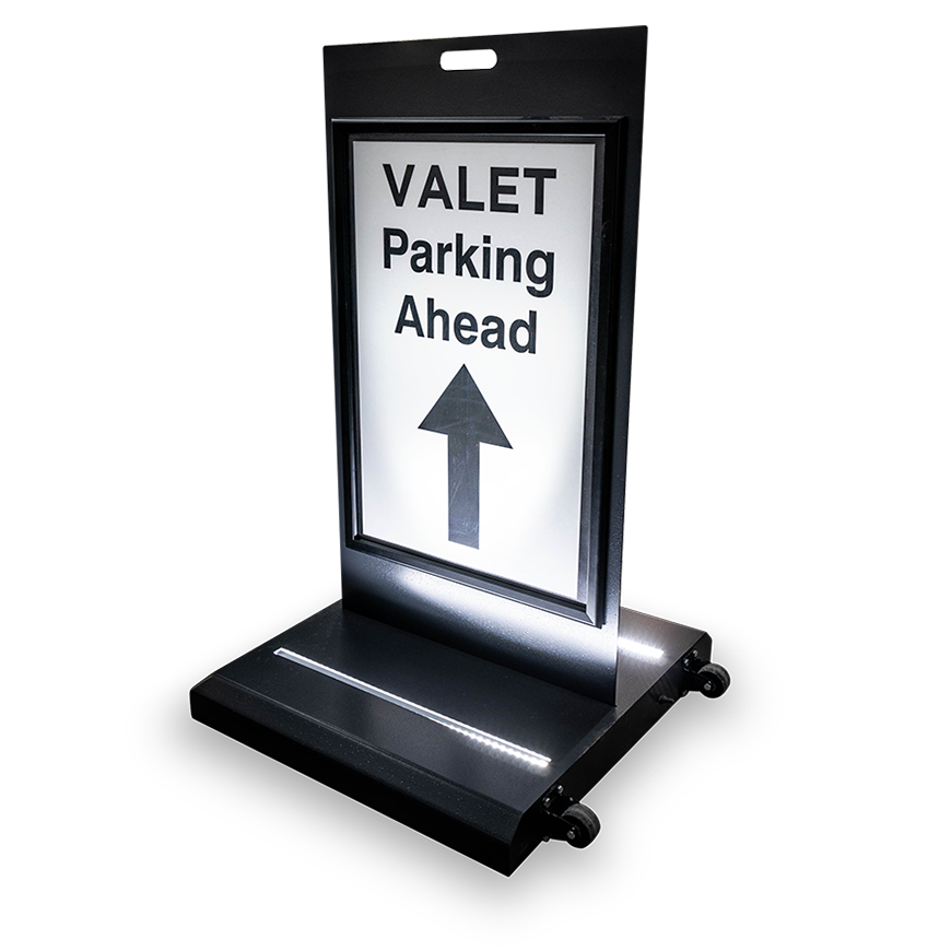 Valet Parking stand sign